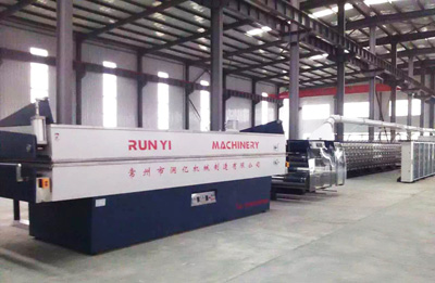 Double head flat wire machine